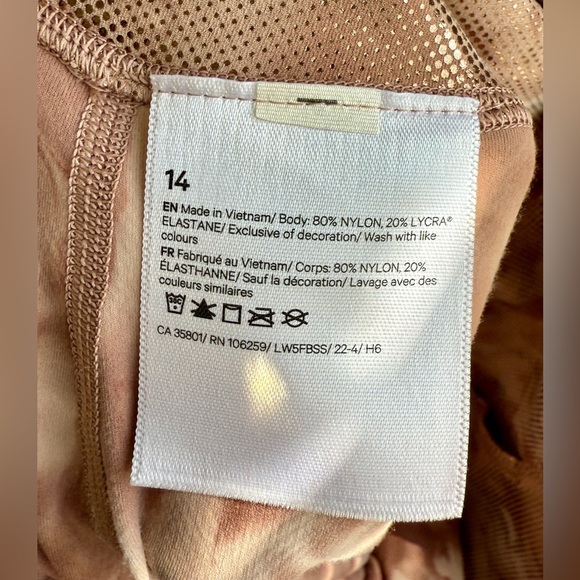 Lululemon Align High-Rise Shine Misty Shell Cacao Diffuse Dot Foil Size 14 LNC - Picture 6 of 8